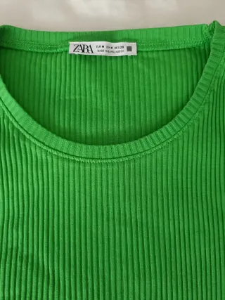 Jersey Zara Verde Talla M