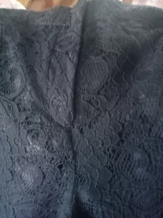 Pantalones Mango encaje azul marino Talla L