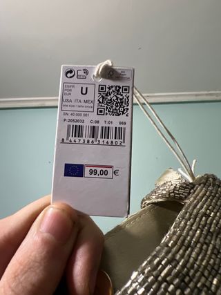 Bolso Hoss Intropia Dorado y Plateado