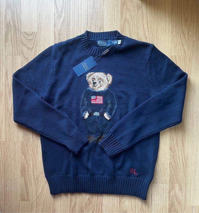 Jersey Polo Ralph Lauren Oso Bandera Mujer