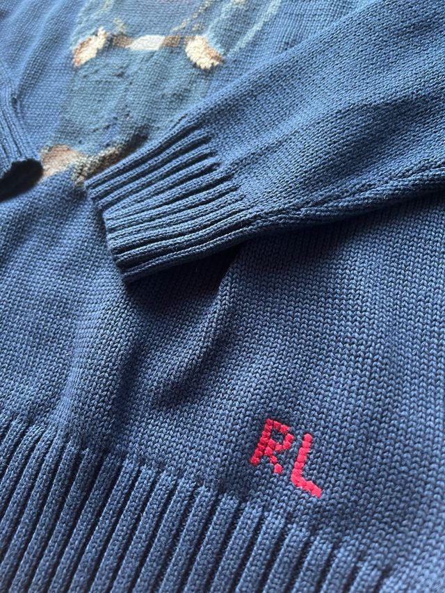 Jersey Polo Ralph Lauren Oso Bandera Mujer