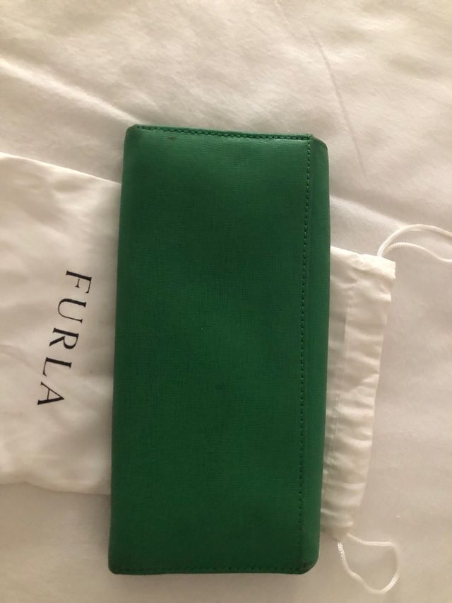 Billetera Furla Grande Verde