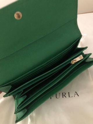 Billetera Furla Grande Verde