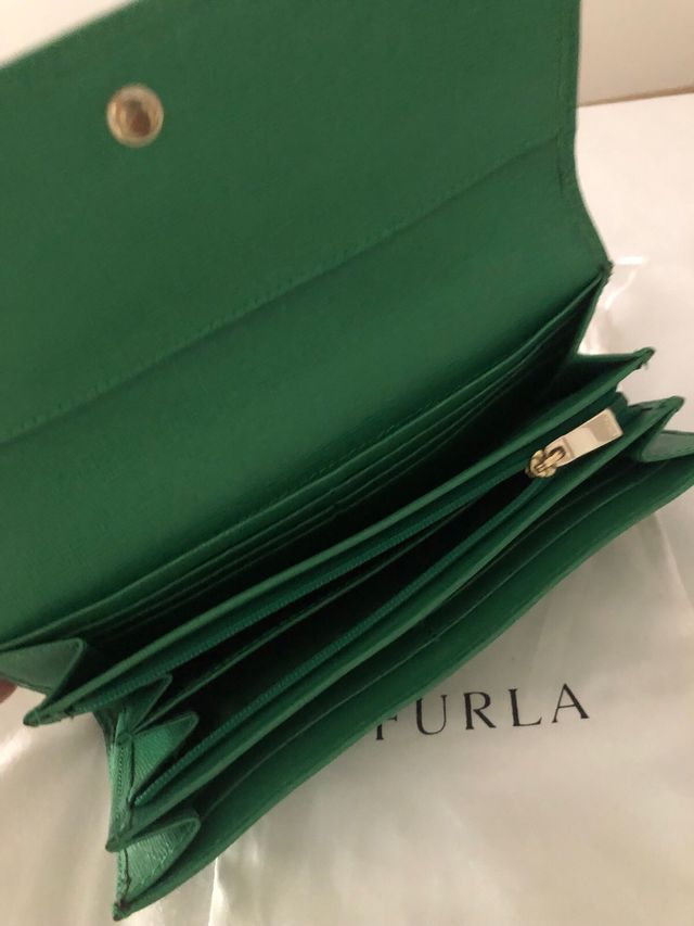 Billetera Furla Grande Verde