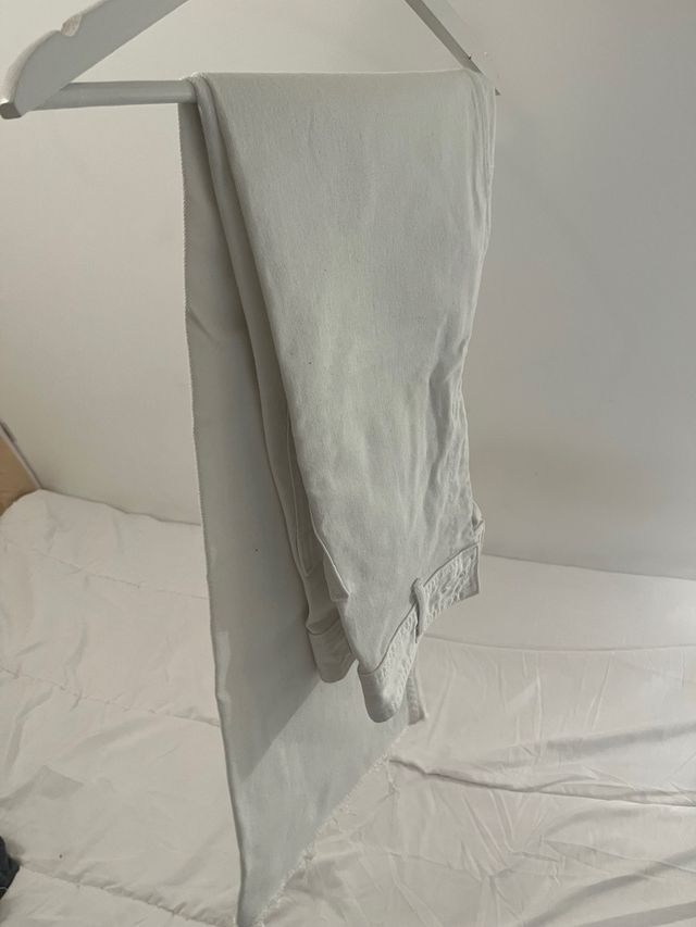 Pantalones Zara Blancos Anchos