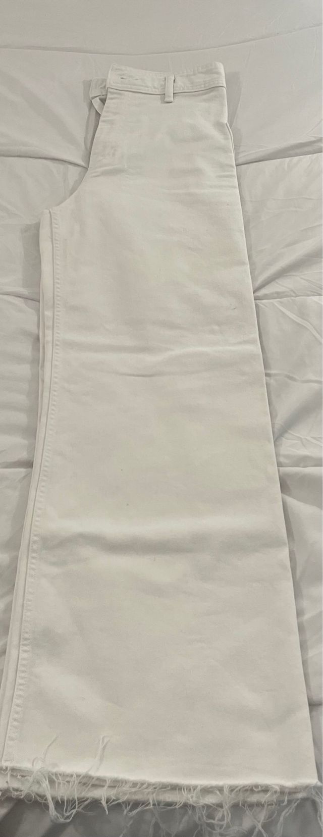 Pantalones Zara Blancos Anchos