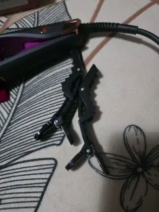 Plancha de Pelo y rizador Landot Negra y Morada