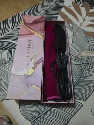 Plancha de Pelo y rizador Landot Negra y Morada