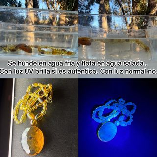 Collar de ámbar con colgante