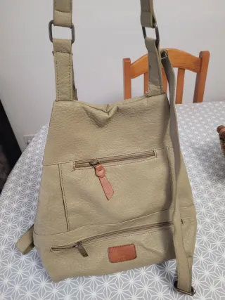 Mochila estilo Misako Antirrobo Verde Mujer