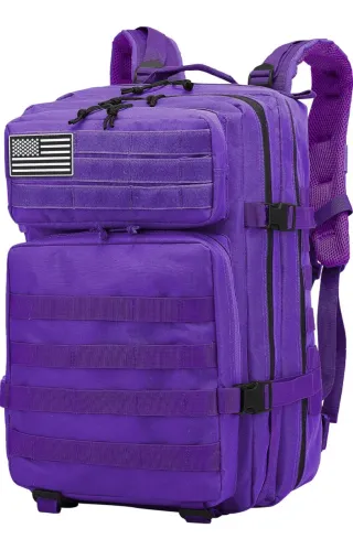 Mochila Táctica Roja Impermeable MOLLE