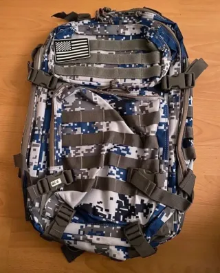 Mochila Táctica Roja Impermeable MOLLE