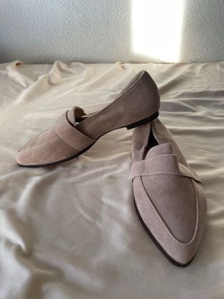 Mocasines beige talla 36