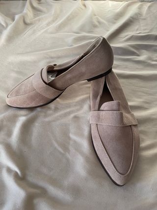 Mocasines beige talla 36