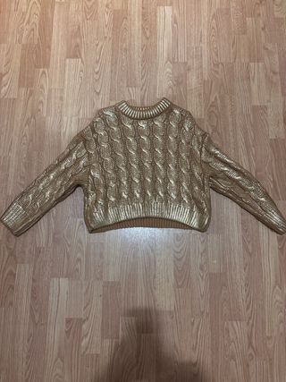 Jersey dorado trenzado