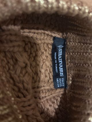 Jersey dorado trenzado