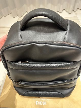 Zaino Carpisa Uomo Nero Porta USB