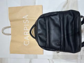 Zaino Carpisa Uomo Nero Porta USB