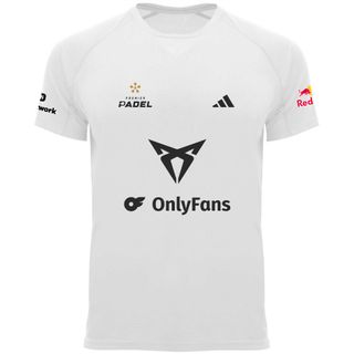 Camiseta Padel Blanca y  Negra