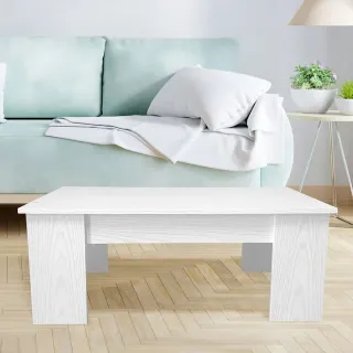 Mesa De Centro Elevable Blanco Ártico NUEVA