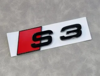Audi S3 Logo Emblema Pegatina Accesorio Maletero