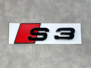 Audi S3 Logo Emblema Pegatina Accesorio Maletero