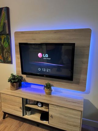 Panel TV con iluminación LED