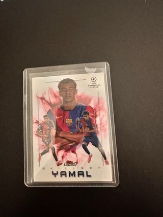 Carta de Fútbol Yamal Topps Finest