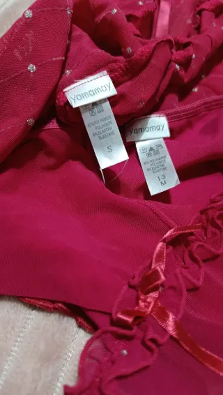 Completo rosso scintillante TG S e M