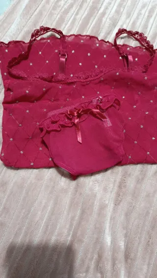 Completo rosso scintillante TG S e M