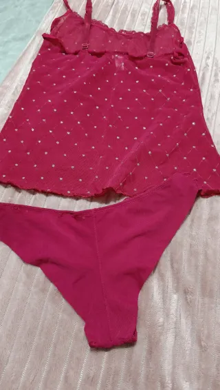 Completo rosso scintillante TG S e M