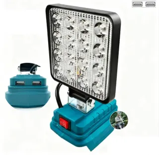 Foco LED Doble USB 10,5x10,5cm