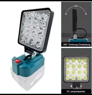 Foco LED Doble USB 10,5x10,5cm