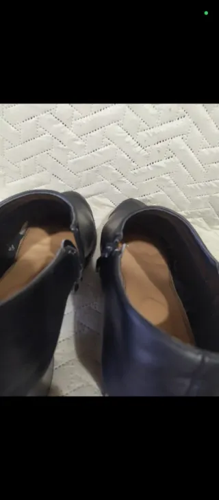 Botines negros mujer con cremallera