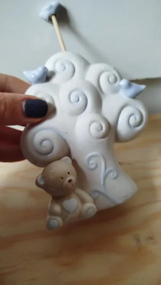 Porta profumo ambiente orsetto e uccellini