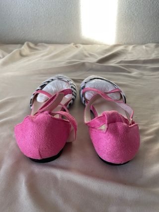 Bailarinas Talla 36 Cebra y Rosa