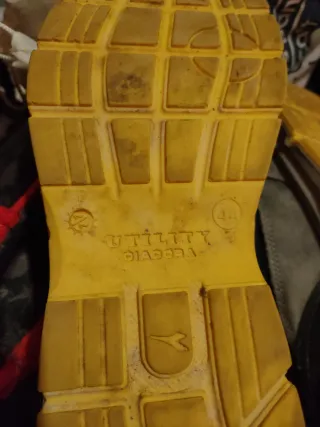 Zapatos de seguridad azules y grises