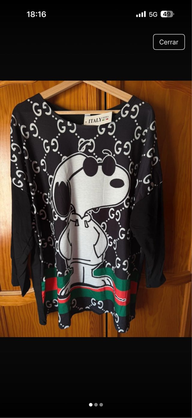 Jersey Gucci Snoopy Talla Única