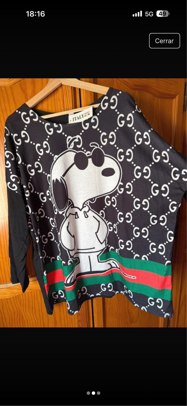 Jersey Gucci Snoopy Talla Única