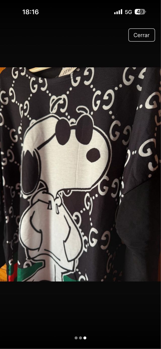Jersey Gucci Snoopy Talla Única
