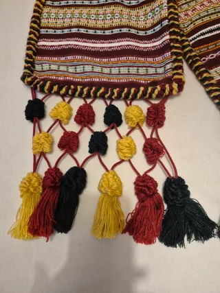 Manta Morellana Tejida 160x32 NIÑOS