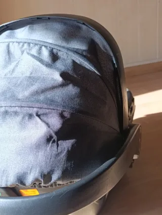 Carrito de bebé 3 piezas gris más accesorios