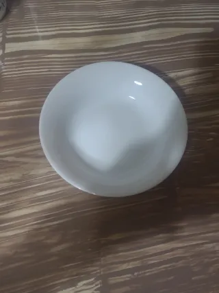 Plato postre hondo Arcopal blanco pequeño