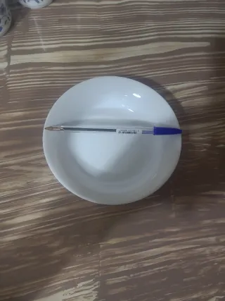 Plato postre hondo Arcopal blanco pequeño