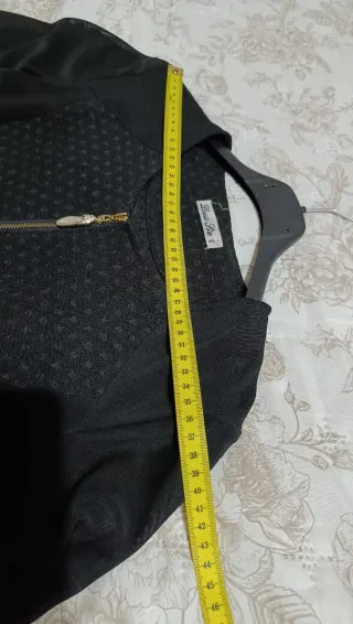 Giacca corta donna maniche trasparenti