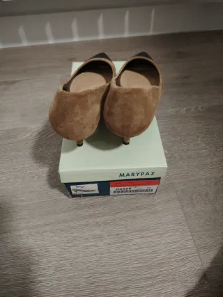 Zapatos tacón Marypaz marrones y negros T41