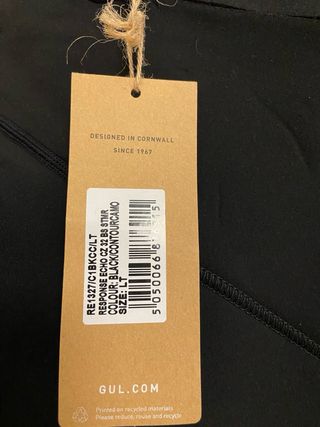 Neopreno Gul Negro Talla LT