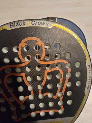 Pala padel black crown piton premium