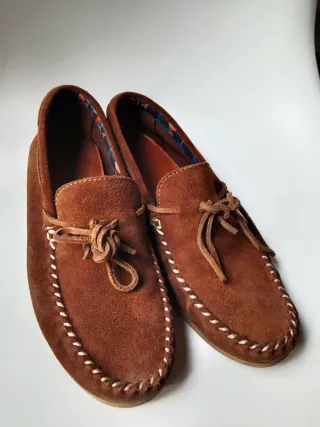 Mocasines Zara Marrones Hombre