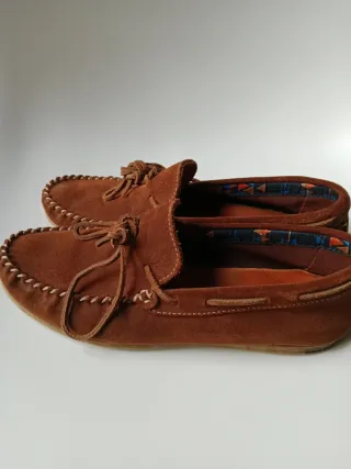 Mocasines Zara Marrones Hombre